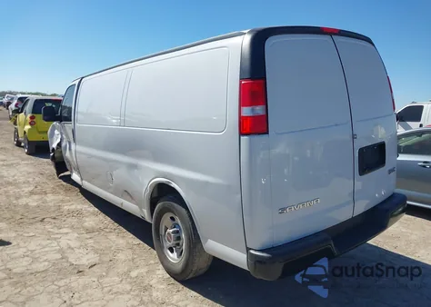 2023 GMC Savana Cargo Rwd 2500 Extended Wheelbase Work Van from USA, damaged, VIN 1GTW7BFP7P1168888